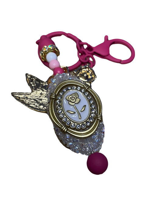 Crystal Fairy/Flower Keychain